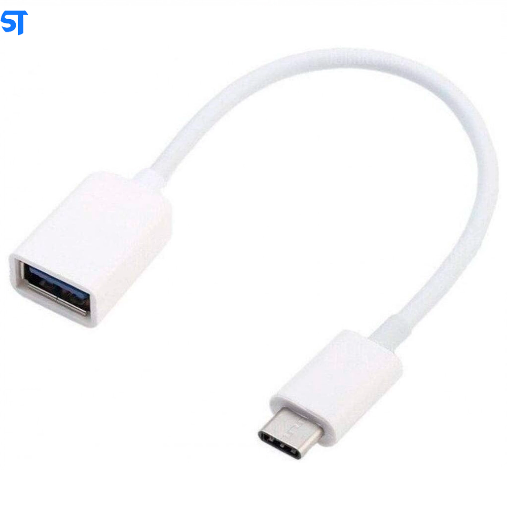 Cabo Otg Kapbom Usb Para Tipo C Branco - KA-30-TY