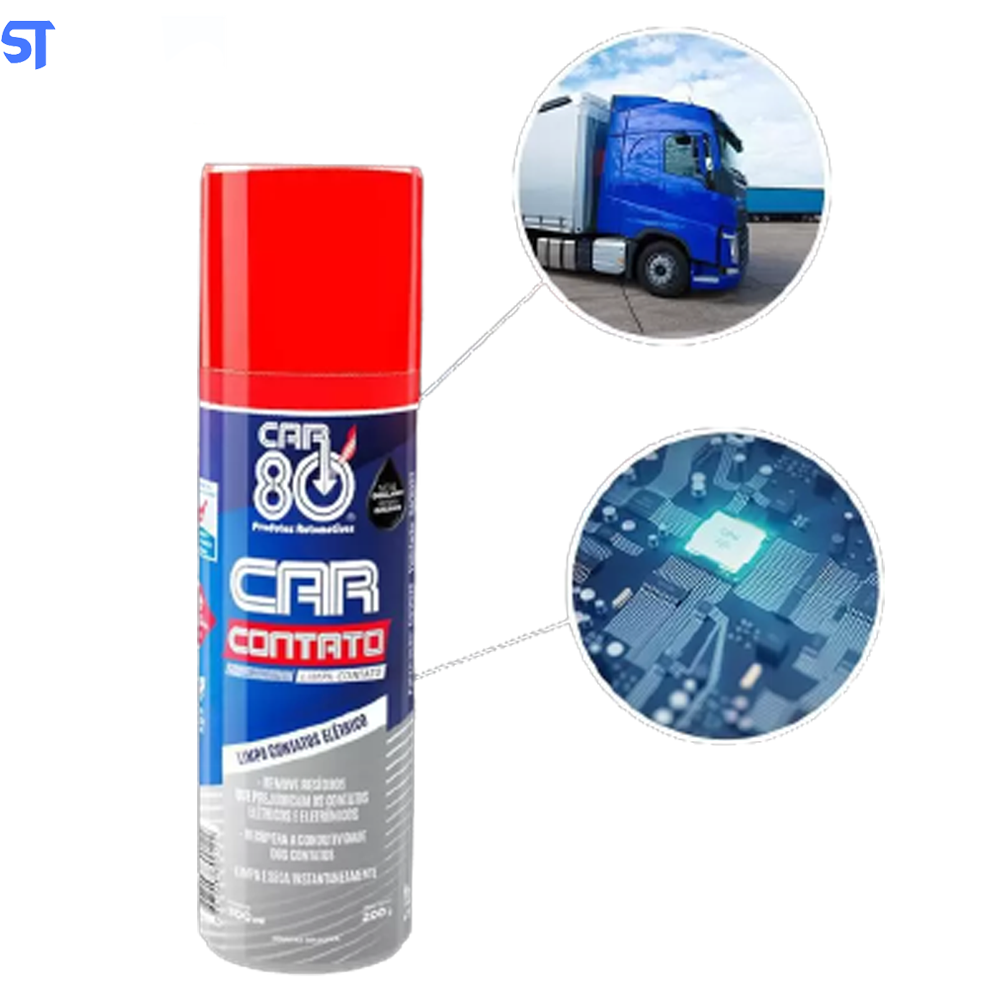 Limpa Contato Removedor Spray 300ml 200g Car80