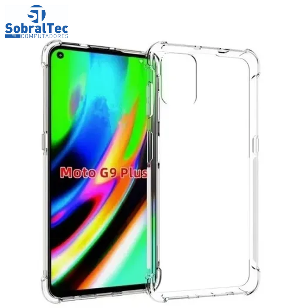 Capa De Silicone Transparente Anti Impacto Moto G9/Plus