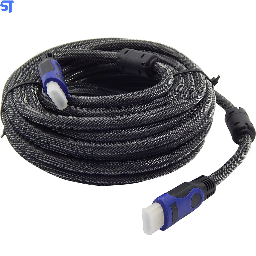 Cabo Hdmi Full HD 10 Metros Com Malha e Filtro CBX-H100Cm Exbom