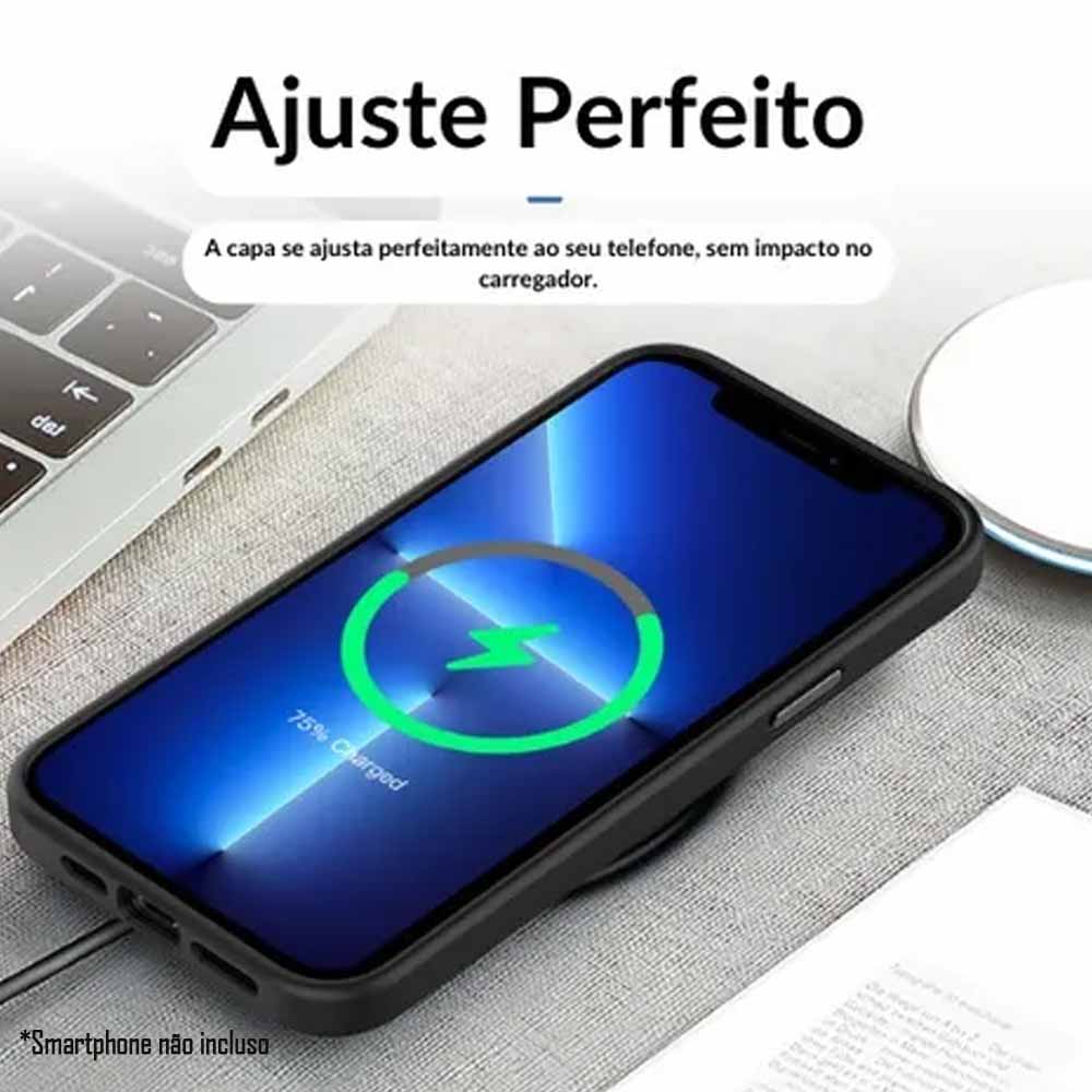 Capa Para iPhone 13 Pro Max Anti Impacto - Preto