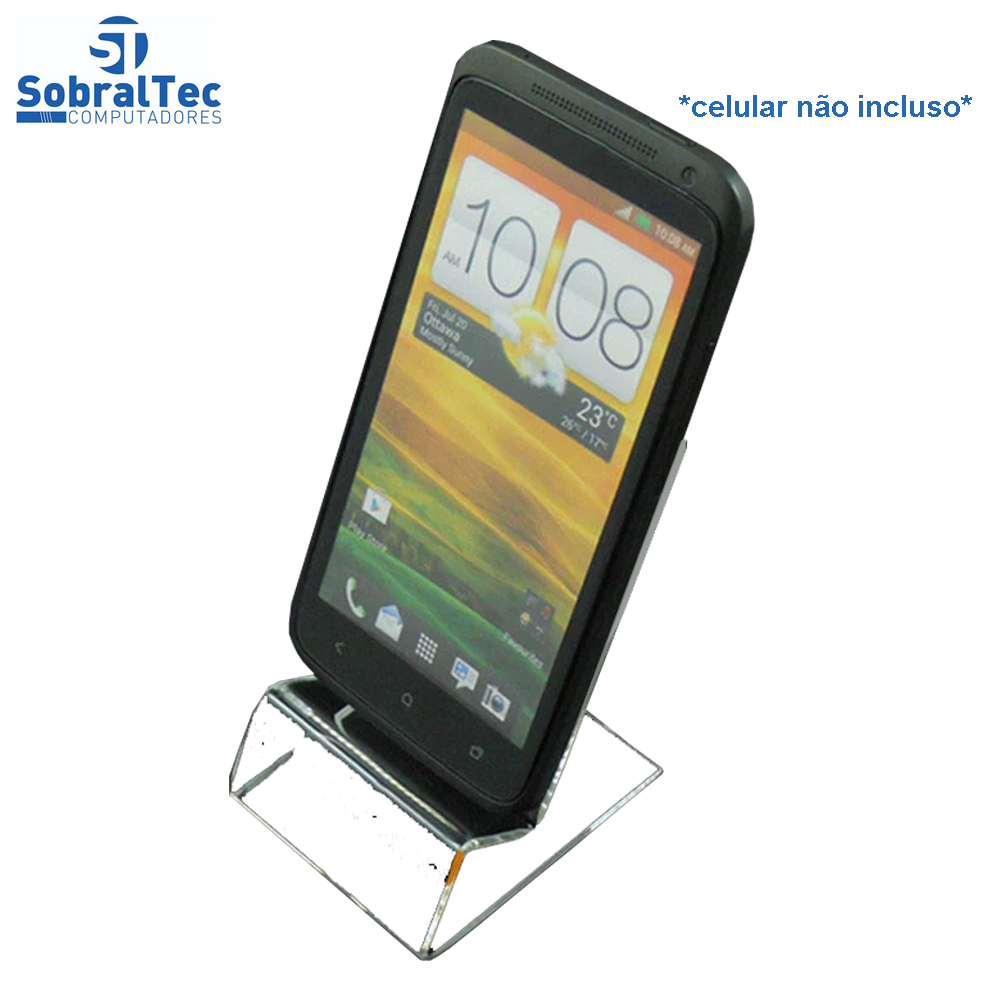 Suporte Para Telefone Em acrílico Com Rotulo PriceTag