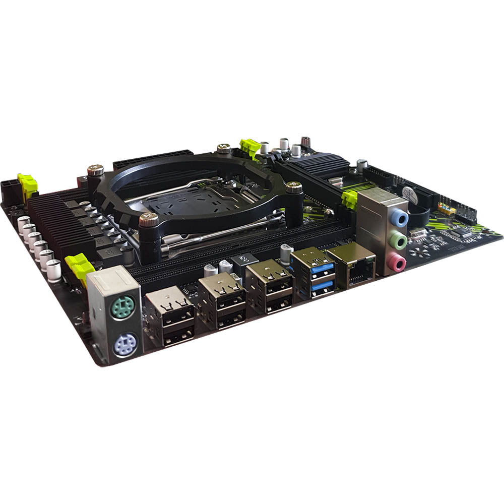 Placa Mãe X99 PR9 LGA 2011 Intel Xeon V3 V4 com Slot NVME, SATA, M.2, DDR4, USB 3.0