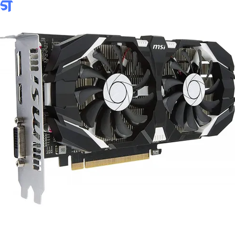 Placa de Vídeo Msi GeForce GTX 1050 Ti OC DUAL FAN 4GB GV-N105TOC-4GD GDdr5 PCI-EXP - MSI