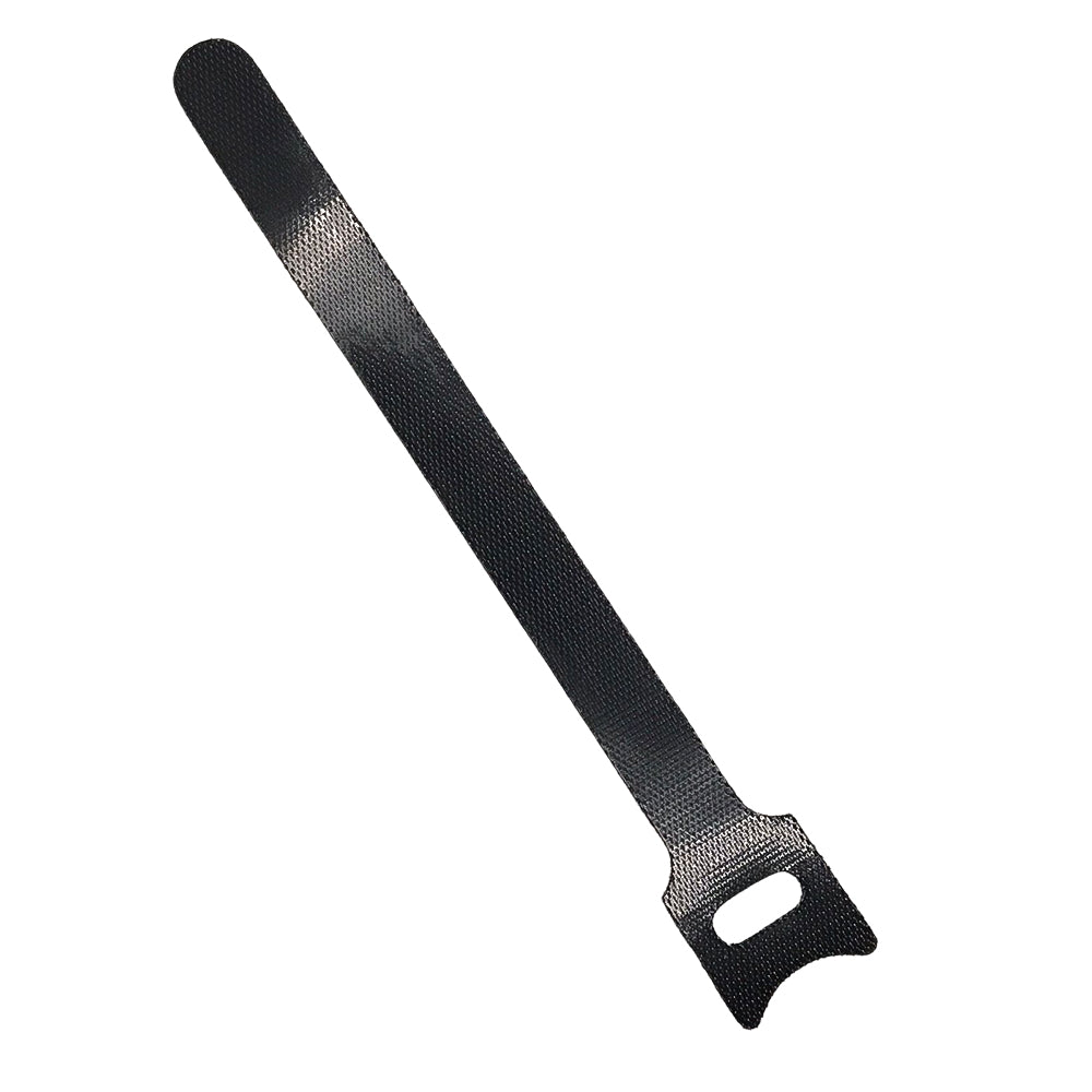 Fita Organizadora De Fios E Cabos 2cmX20cm Com Velcro Preto BrCabo