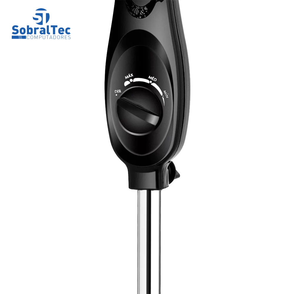 Ventilador De Coluna Mondial Turbo NV-61-6P-NP 3 Velocidades 40cm Preto - 220v