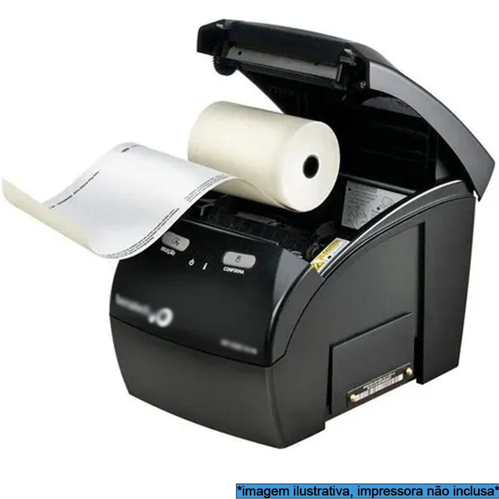 Caixa de Bobina Termica 57mm x 22m 1 Via 30 Unidades - Rio Branco - Branca