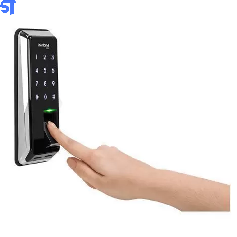 Fechadura Digital Com Biometria FR220 Preta - Intelbras