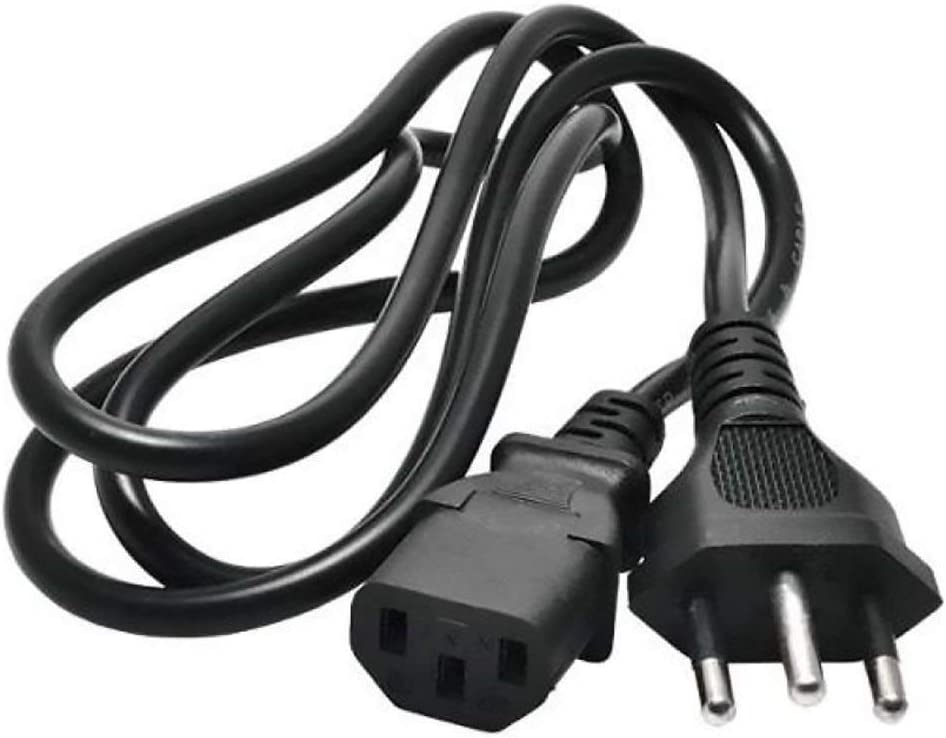 Cabo de Força Tripolar 1,20m Para Computador/Monitor/Projetor