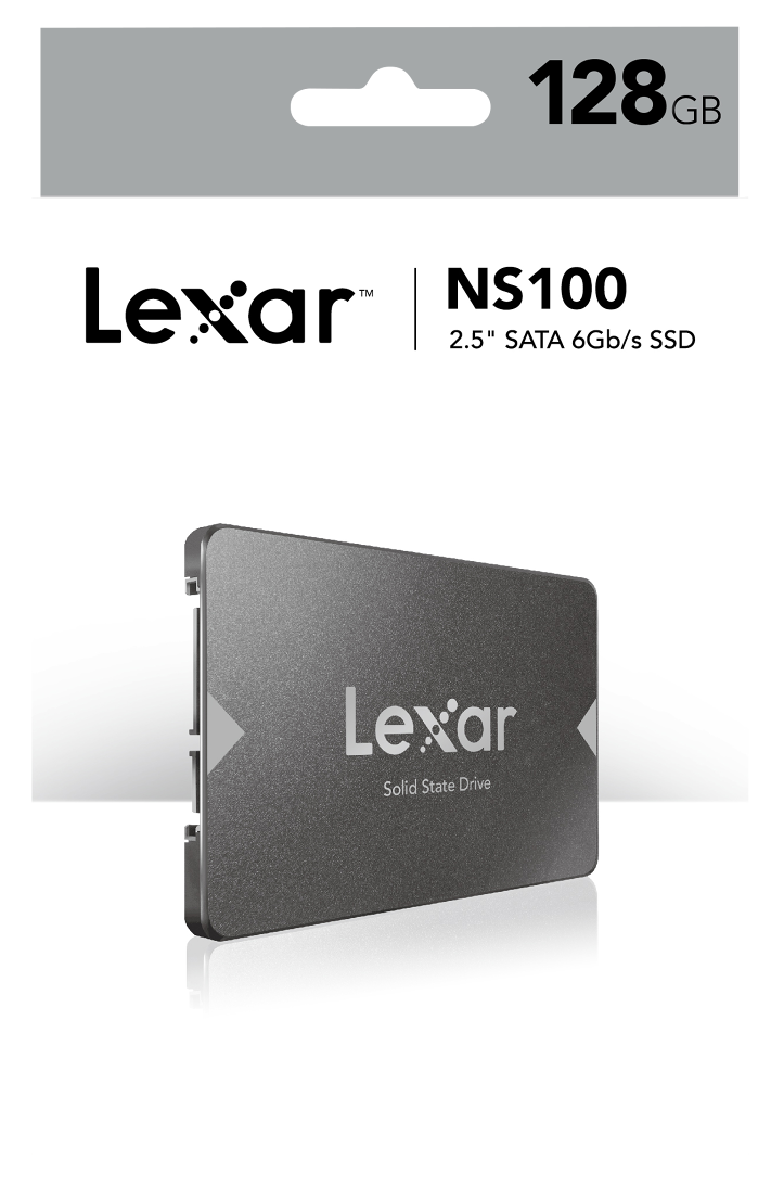 Hd Ssd 128gb Lexar 2.5 Sata 3.0 (6 Gb/s) Lns100-128rbn
