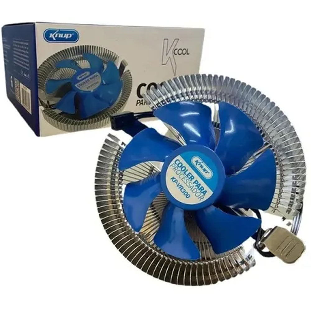 Cooler para Processador em Alumino Universal Amd e Intel Lga 775 1155 1156 Amd Am2 Am2+ Am3 KP-VR300