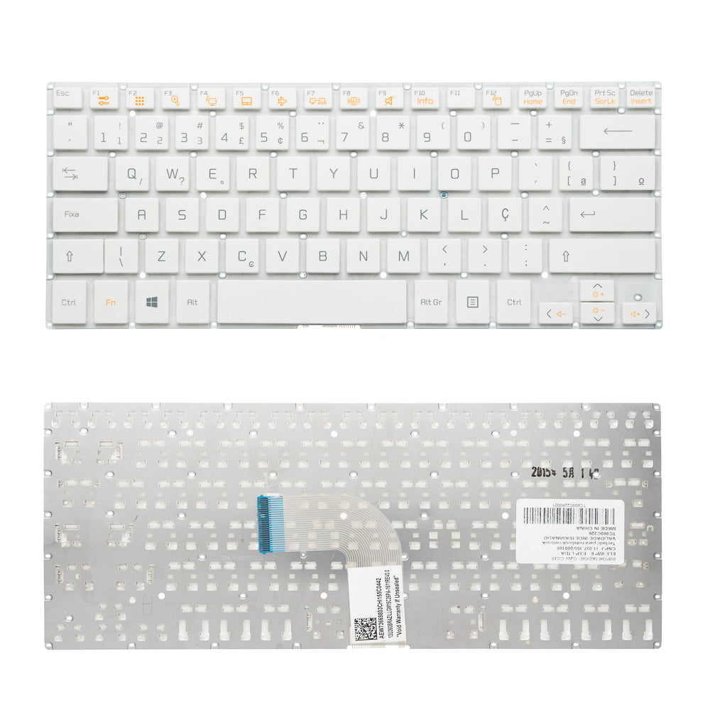 Teclado Com Moldura Notebook Lg 14u360 N3160- USADO