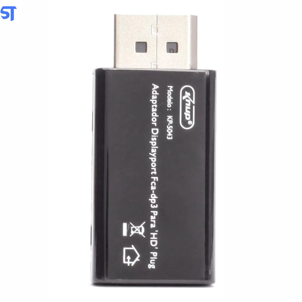 Adaptador Displayport FCA DP3 Para HDMI Knup KP-5043
