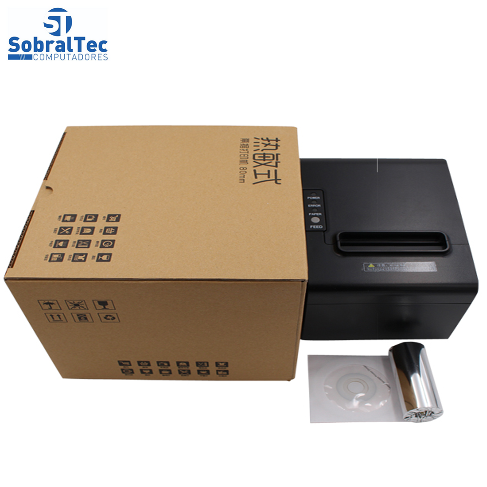 Impressora Térmica USB STec Pos 80mm de Cupom Com Guilhotina