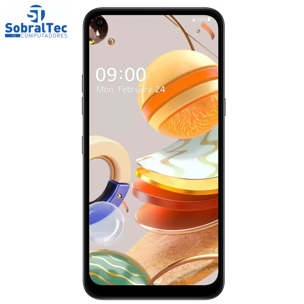 Smartphone LG K61 128GB Titânio 4G Octa-Core - 4GB RAM 6,53” Câm. Quádrupla + Selfie 16MP