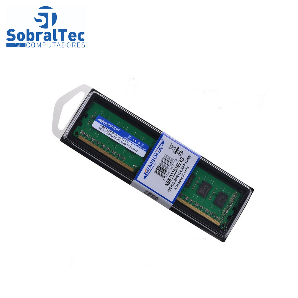 Memoria Ram Desktop DD3 4Gb 1333Mhz KBN1333d3N9/4Gb PC3-10600U