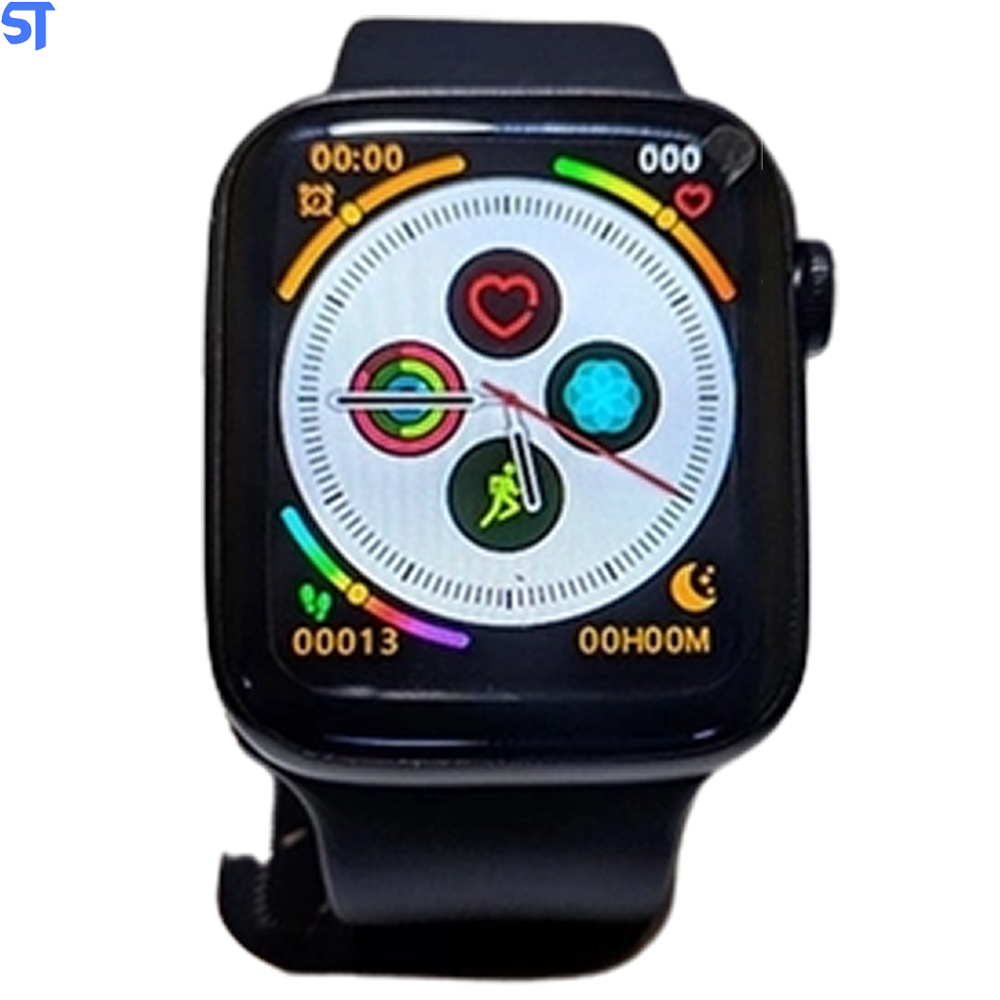 Relógio SmartWatch W26 Preto Tela Infinita Com Sensor Cardíaco