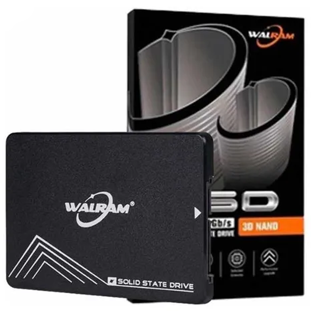 HD SSD Walram 512GB 560Mb/s De Leitura 490Mb/s De Escrita 3D Nand