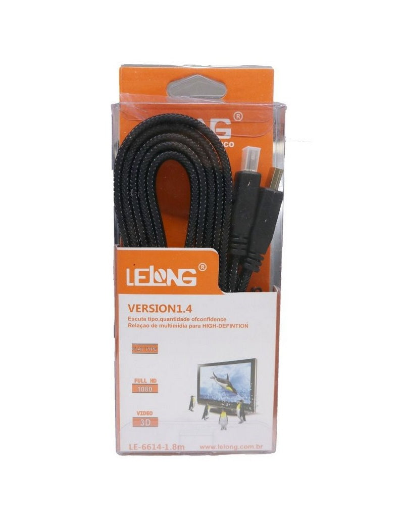 Cabo HDMI Version1.4  LE-6614-10m 10 Metros Retratil - LELONG