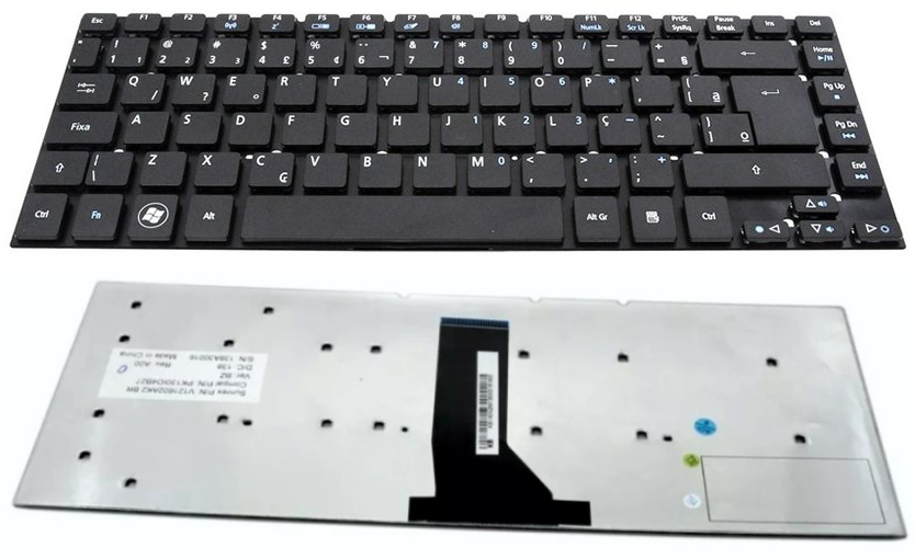 Teclado Notebook Acer ES1-511 Preto BR TCAC