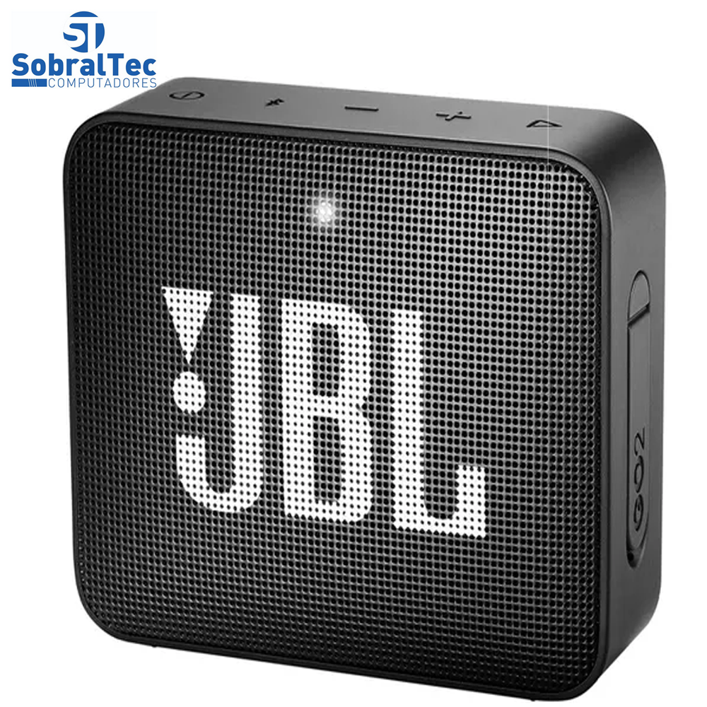 Mini Caixa de Som JBL GO 2 Bluetooth - Portátil 3W à Prova de Água Preto