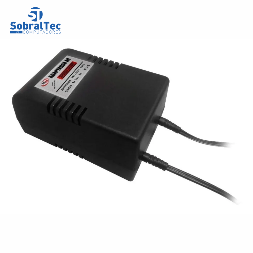 Fonte 24vac 3a Para Speed Dome Cftv Bi Volt 110 220 Chave