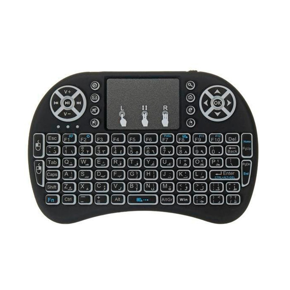 Mini Teclado Mouse Touchpad Wireless Iluminado Sem Fio Usb Ecooda MS-8029