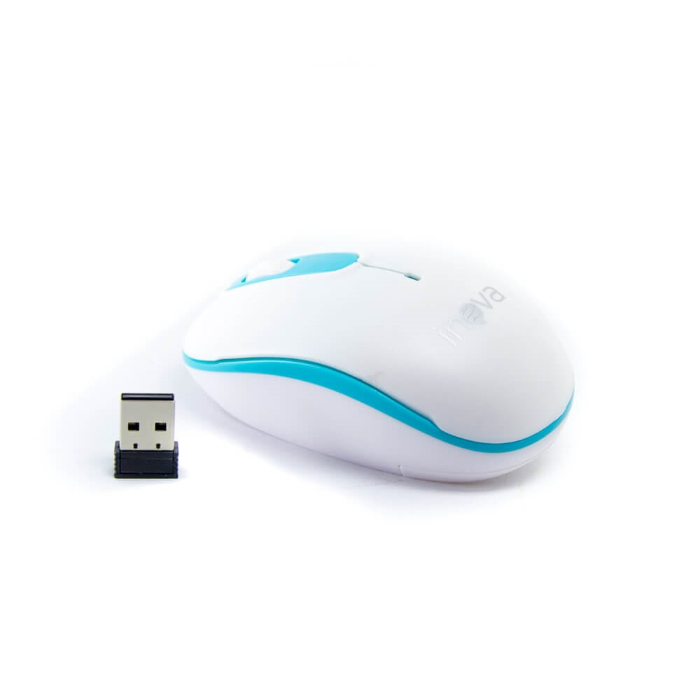 Mouse Óptico Usb Sem Fio Inova Mou-7039- Varias Cores