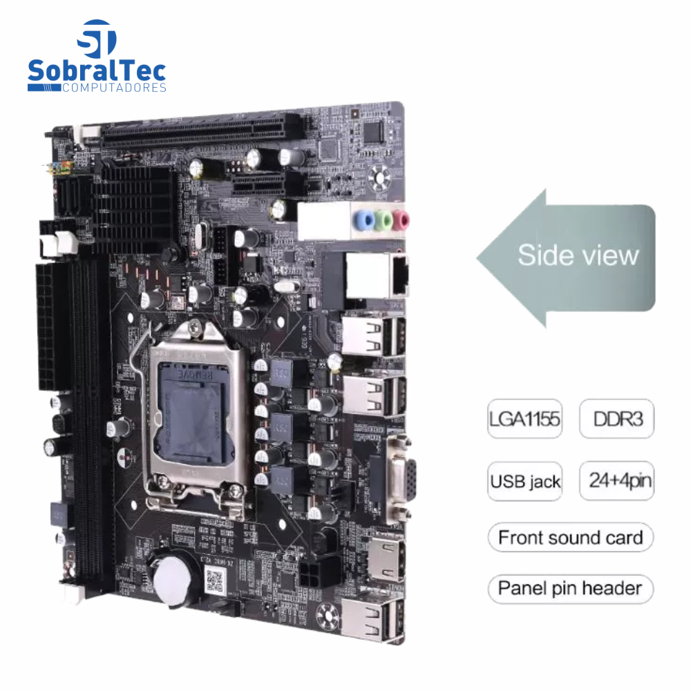 Placa Mãe Micro ATX P8H61-M LX3 PLUS R2.0 LGA 1155 I3 I5 I7 DDR3 16G uATX UEFI BIOS