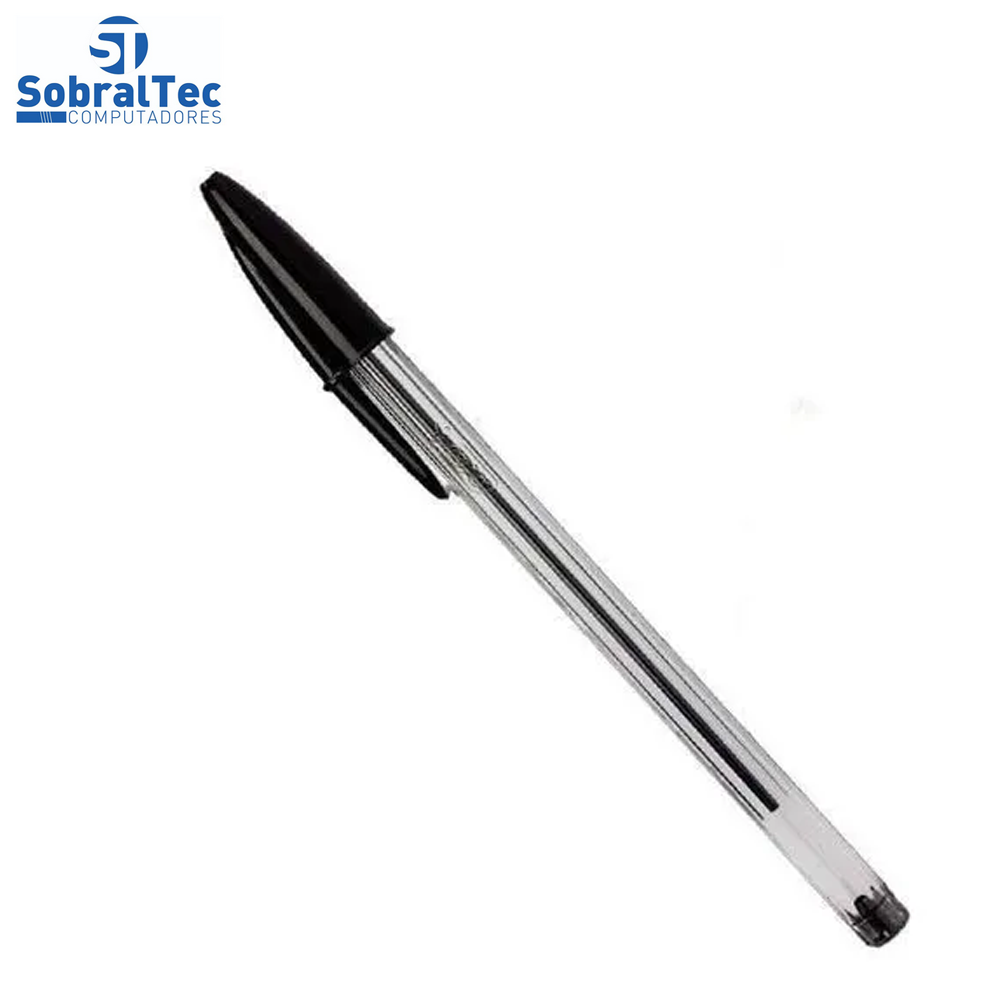 Caneta Esferografica Bic Cristal Dura+ 1.0 mm Preta