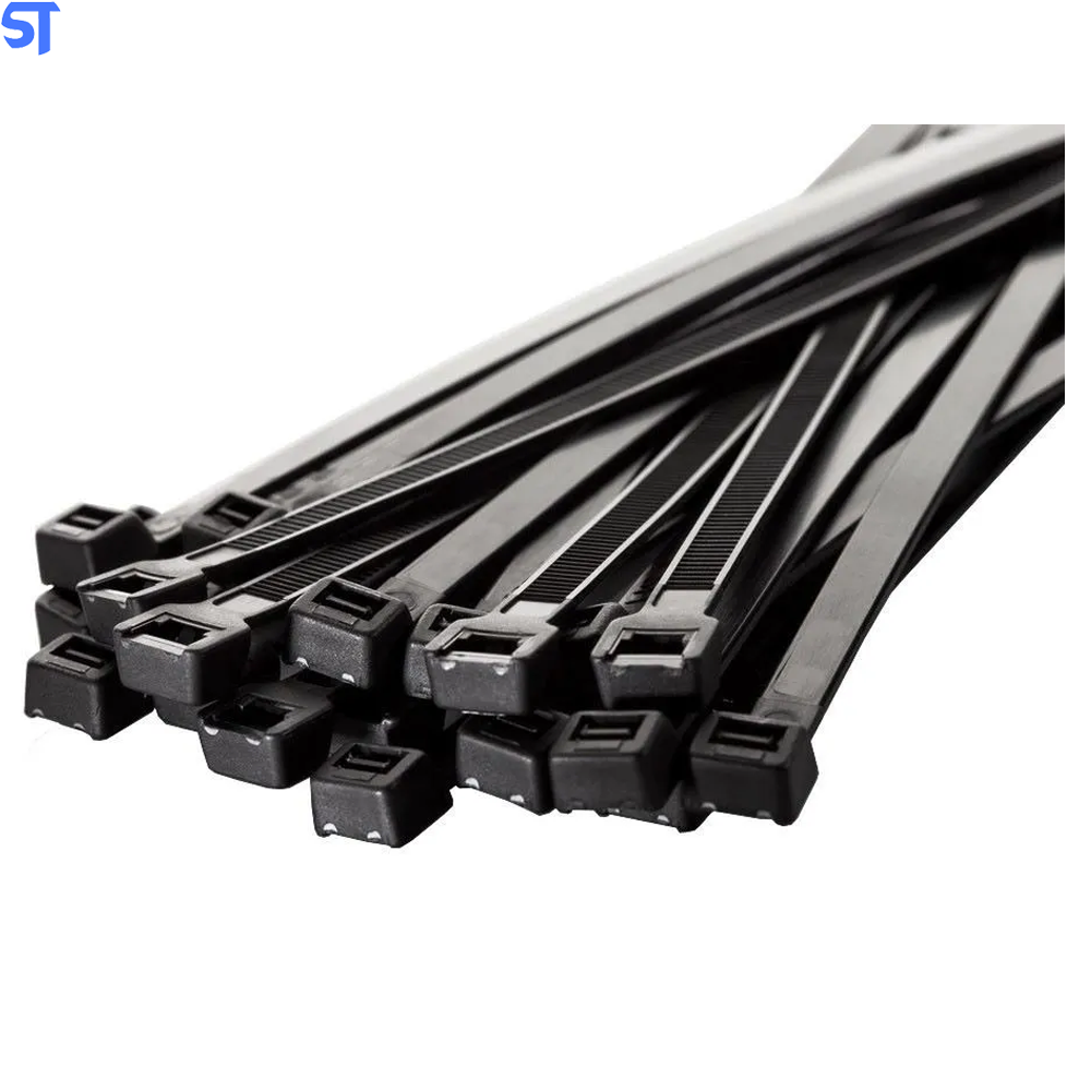 Abraçadeira Enforca Gato de Nylon 7,5X250mm 100PCS - Preta