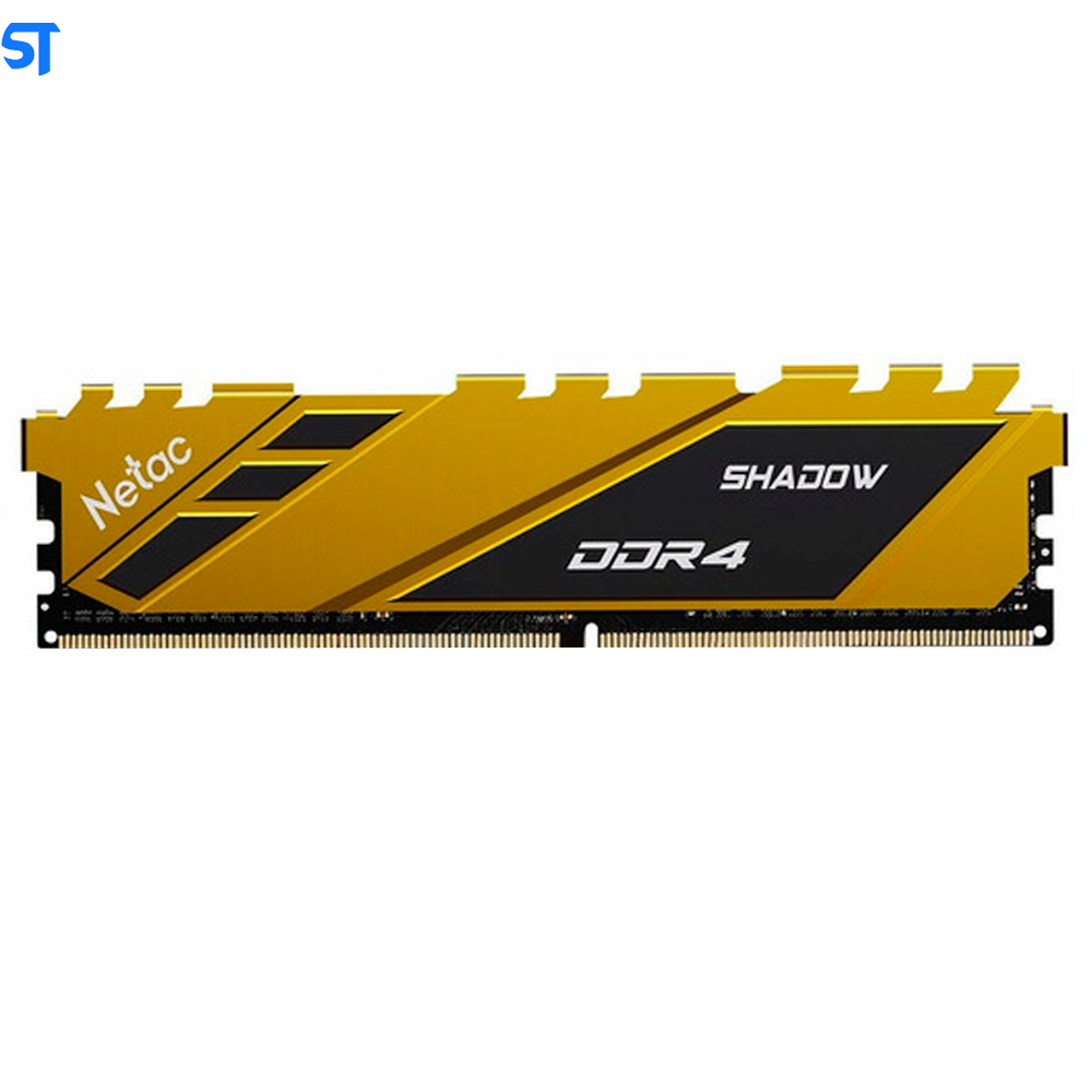 Memória Ram Gamer Desktop 16GB 3200MHz DDR4 Shadow- Amarelo