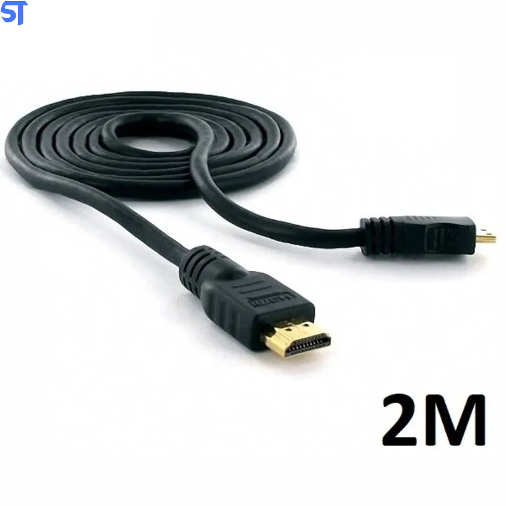 Cabo HDMI 2 Metros Reforçado Macho x Macho ( Dual Comp )