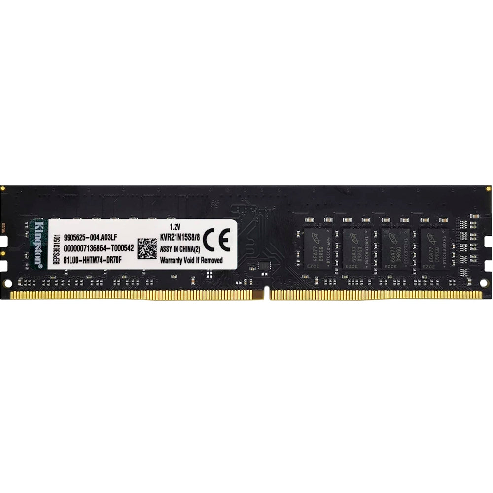 Memória Ram Desktop 8GB 3200MHz DDR4 Kingston KVR32N22S8/8 - Preta