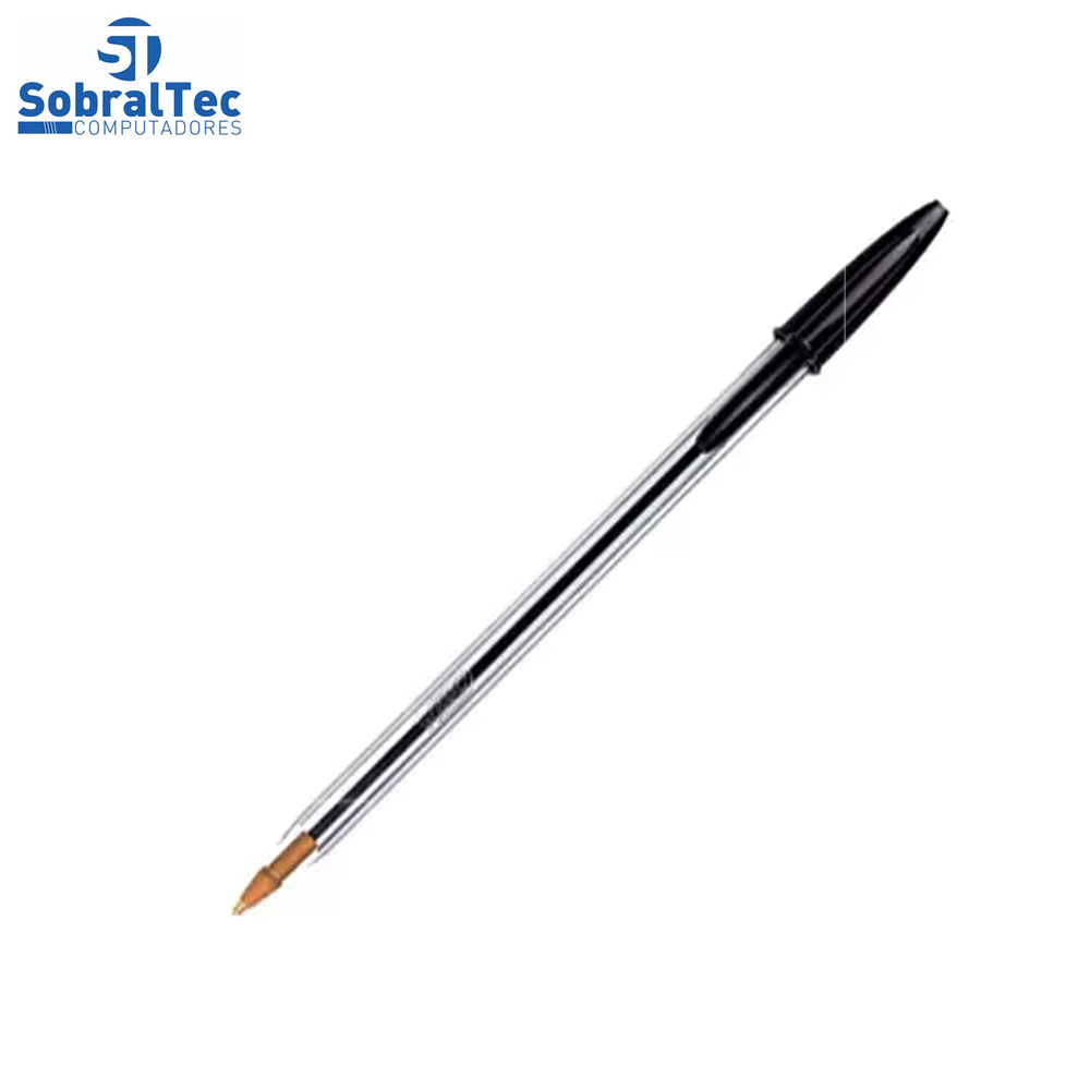 Caneta Esferografica Bic Cristal Dura+ 1.0 mm Preta