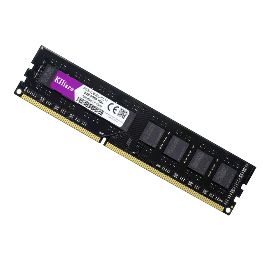 Memória RAM Desktop DDR3 8GB 1600hz Kllisre PC3-12800U-CL11