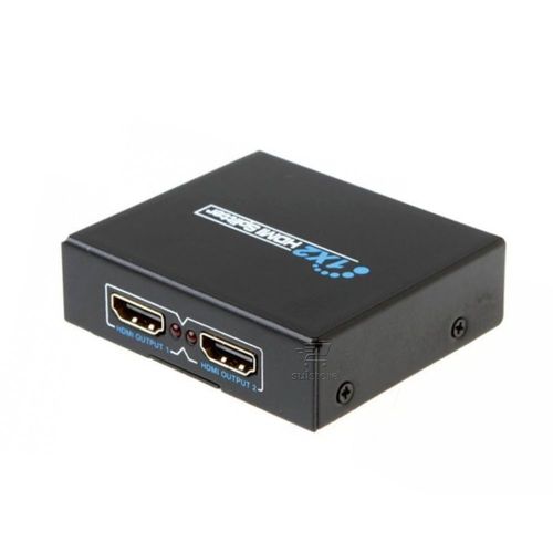 Splitter Switch Divisor HDMi 1 Entrada 2 Saídas Full HD 1080p Com Amplificação e Com Fonte de 5 Volts