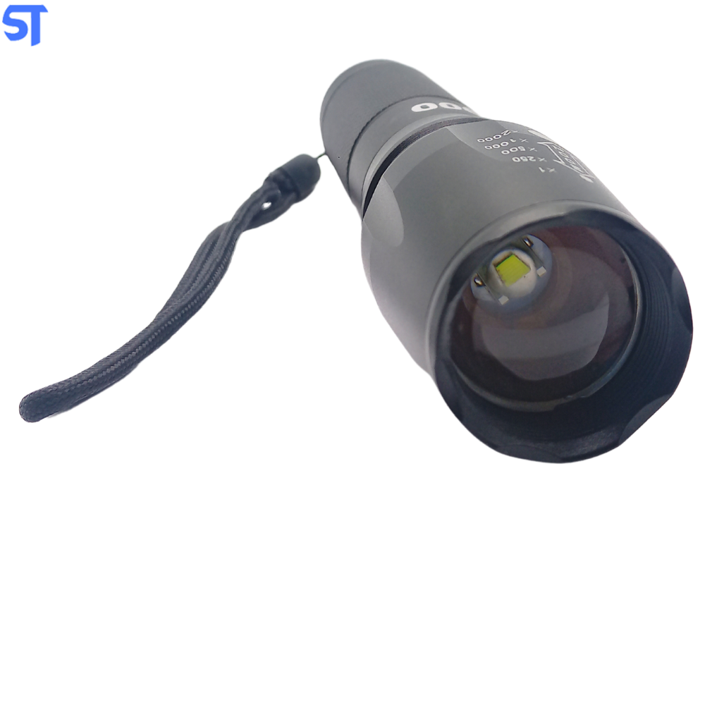 Lanterna Tática Multifuncional Led USB Recarregável Peining X900- P-18
