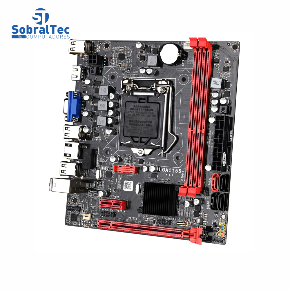 Placa Mãe Daixu B75m Socket Lga 1155 Para i3 i5 i7 CPU Com Suporte Para Ddr3 Com Memória De Até 16 GB