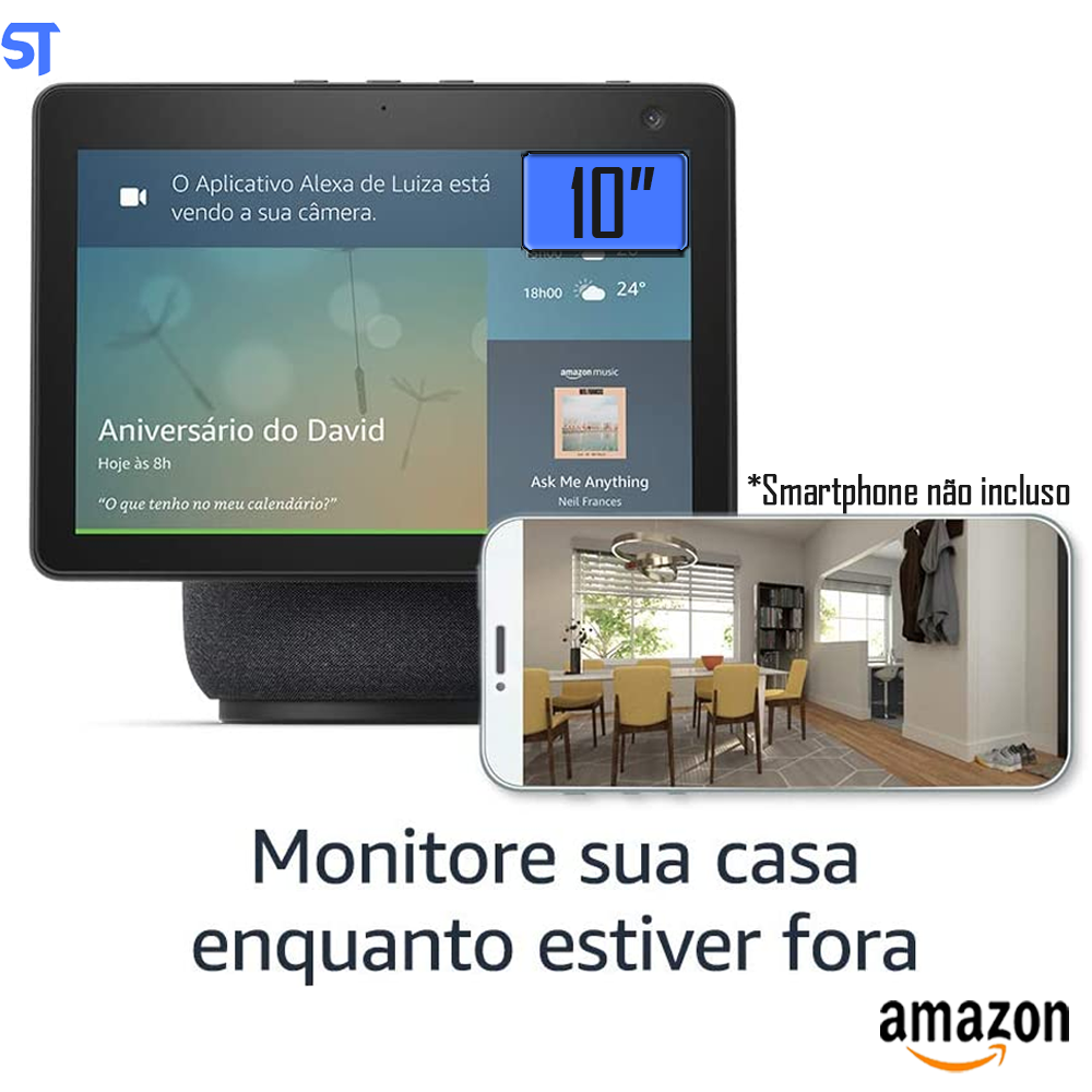 Echo Show 10: Smart Display HD de 10,1