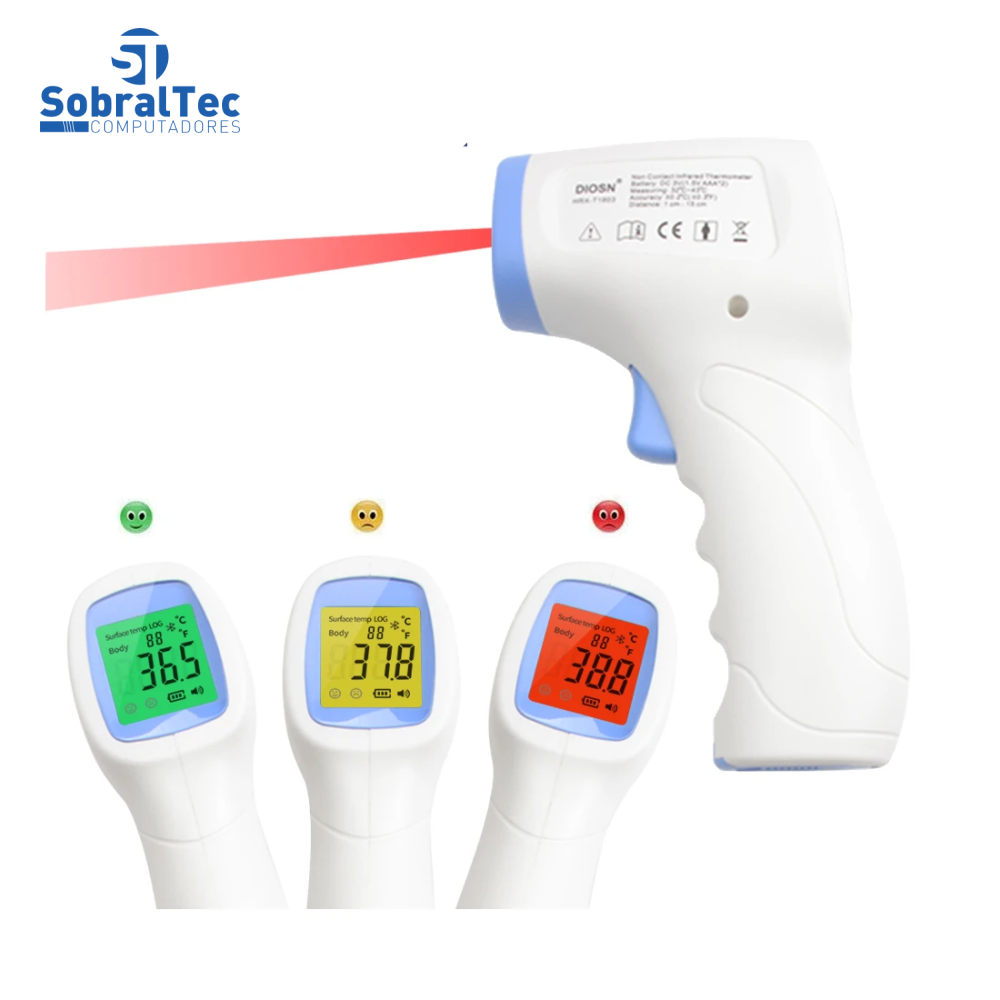 Termômetro Digital Infravermelho Diosn HRX-T1803