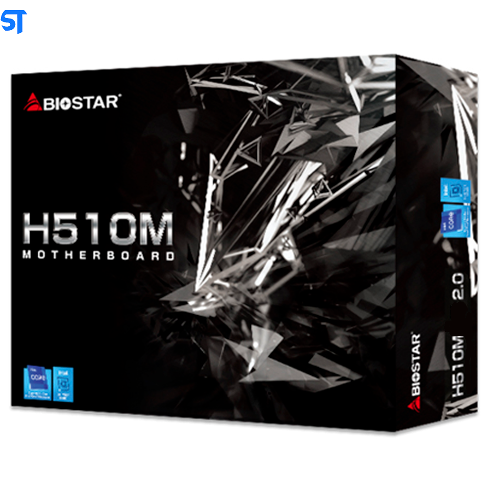 Placa Mãe Biostar H510MX/E 2.0, Chipset H510, Intel LGA 1200, mATX, DDR4