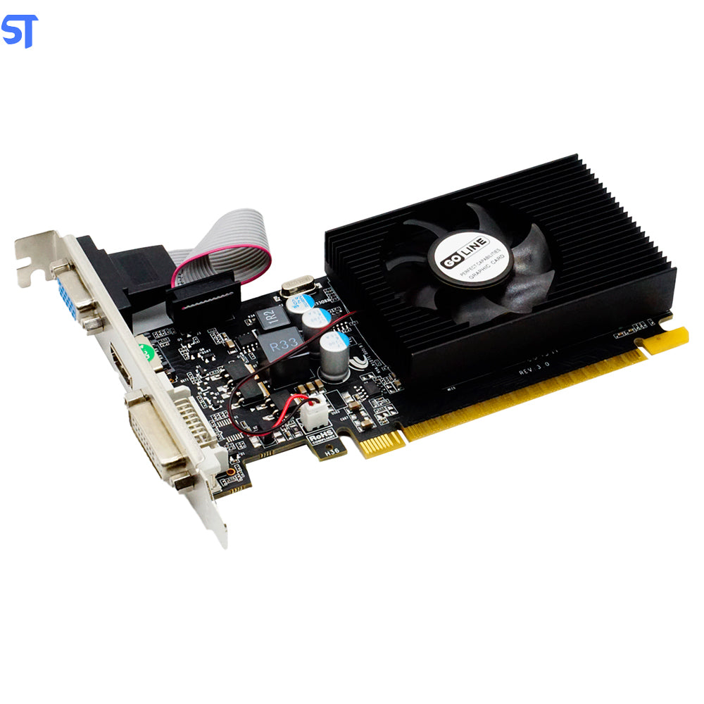 Placa de Vídeo Goline 1GB GeForce GT210 DDR3 - GL-GT210