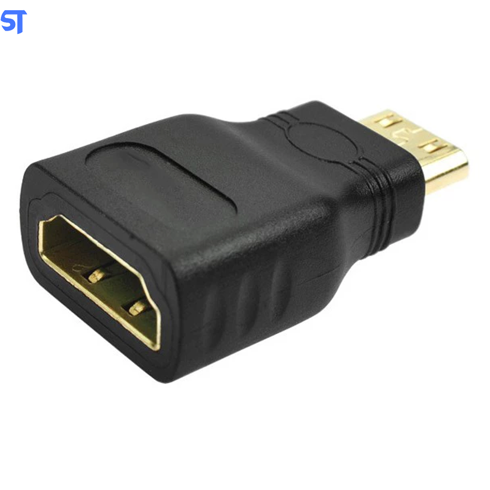 Adaptador HDMI Fêmea Para Mini HDMI Macho - SobralTec