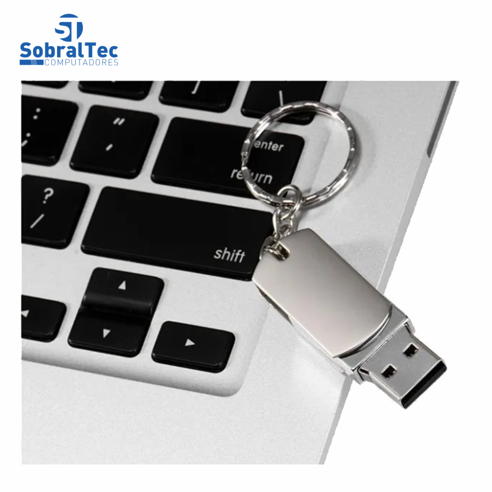 Pen Drive 16Gb Usb 2.0 Design Em Metal Plug And Play Super Duoduo
