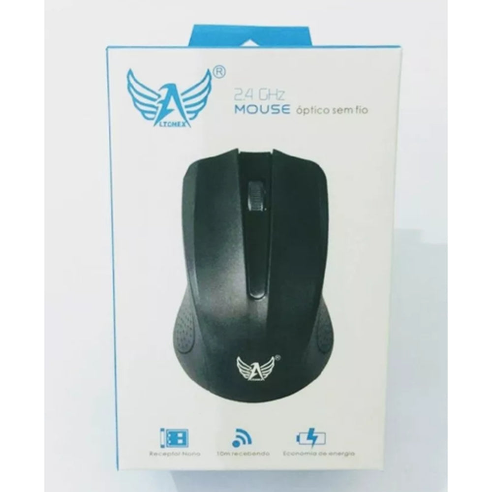Mouse Óptico Sem Fio 24 Ghz Altomex A-6891