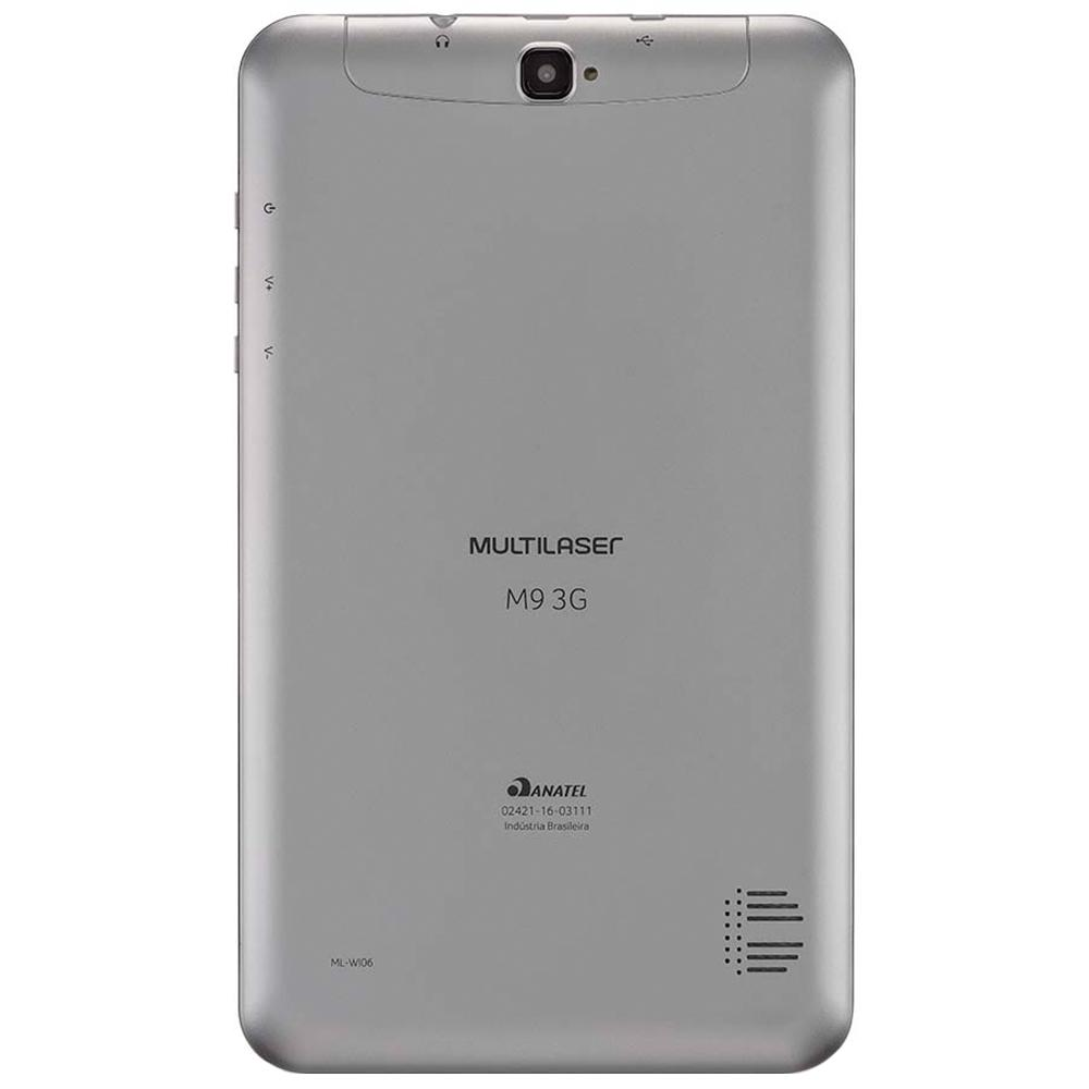 Tablet Multilaser M9 3g 1Gb Ram 8Gb Armazenamento 9" Polegadas Quad Core Dual Câmera Dual Chip