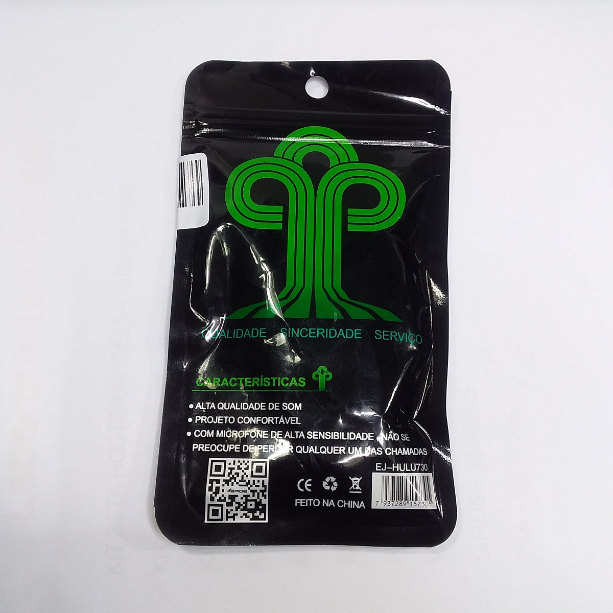 Fone de Ouvido Alta Qualidade Conforto Compacto Verde