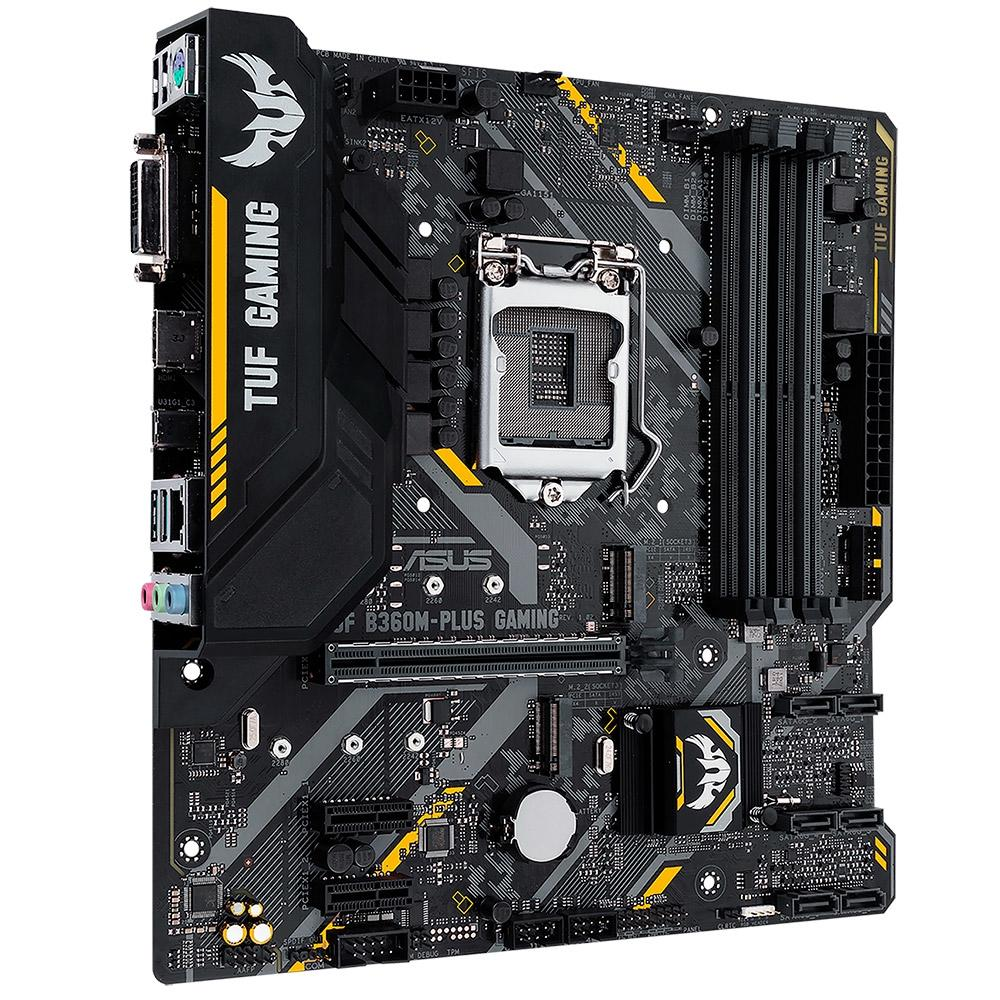 Placa Mãe Asus TUF B360M-Plus Gaming/BR, Intel LGA 1151, mATX, DDR4