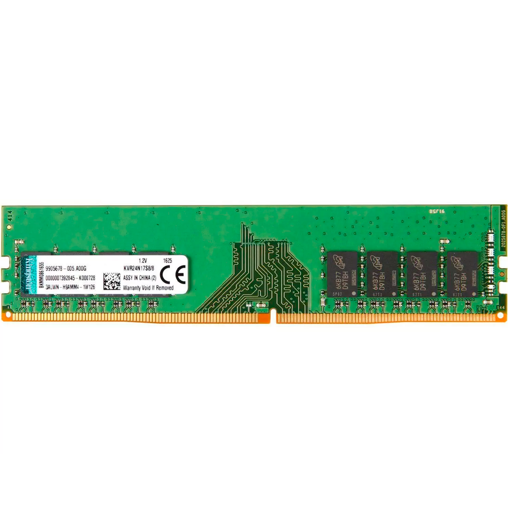 Memória Ram Desktop  8GB 2400MHz DDR4 Kingston - KVR24N17S8/8